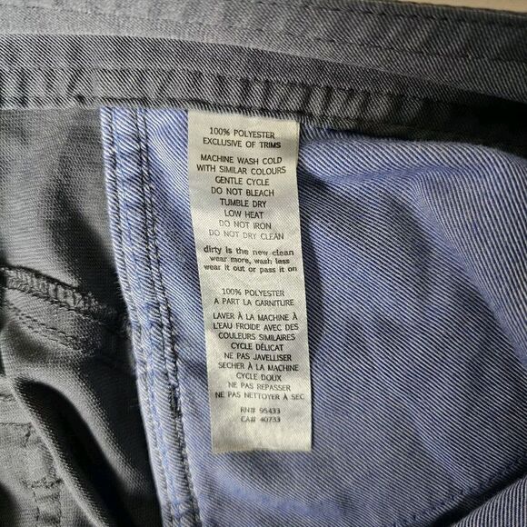 Toad & Co Men's Pants 34 x 34 Med Gray Straight Leg Khaki Comfort Stretch - Picture 7 of 9